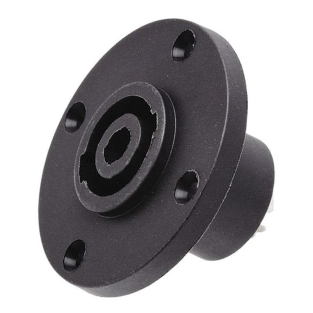 Kit 10 Conector Speakon Femea 4 Polos Painel