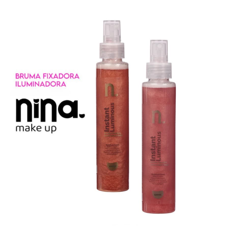 NINA MAKEUP - BRUMA FIXADORA INSTANT LUMINOUS