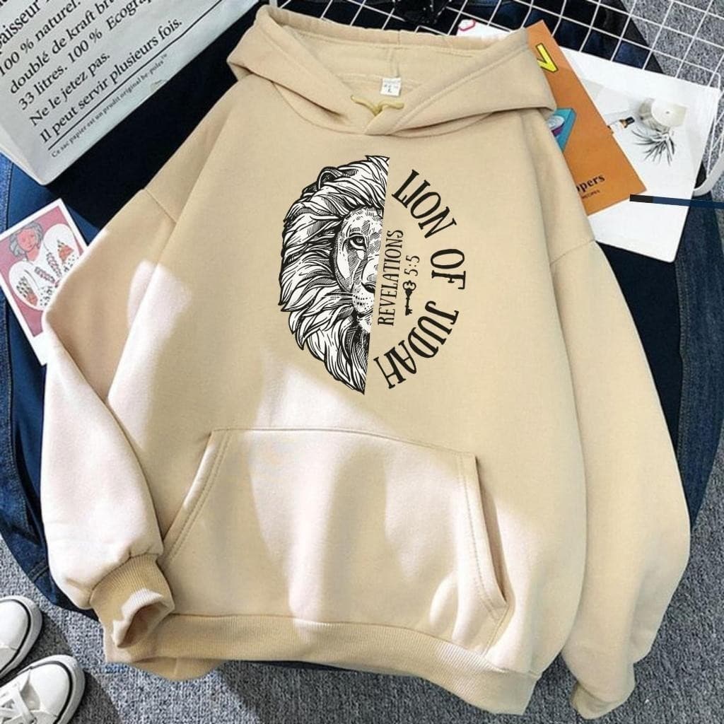 moletom feminino Blusa de frio lançamento inverno moleton Leão de Judah