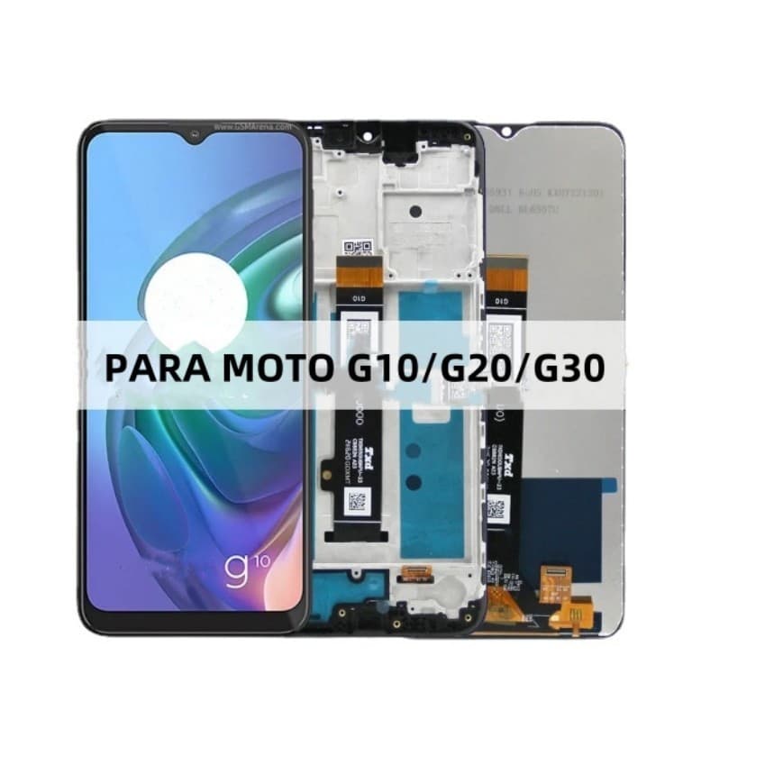 Frontal Vivid Tela Para Moto G10&G20&G30 Display Lcd Com Aro Compativel XT2127 XT2128 XT2129 Nova
