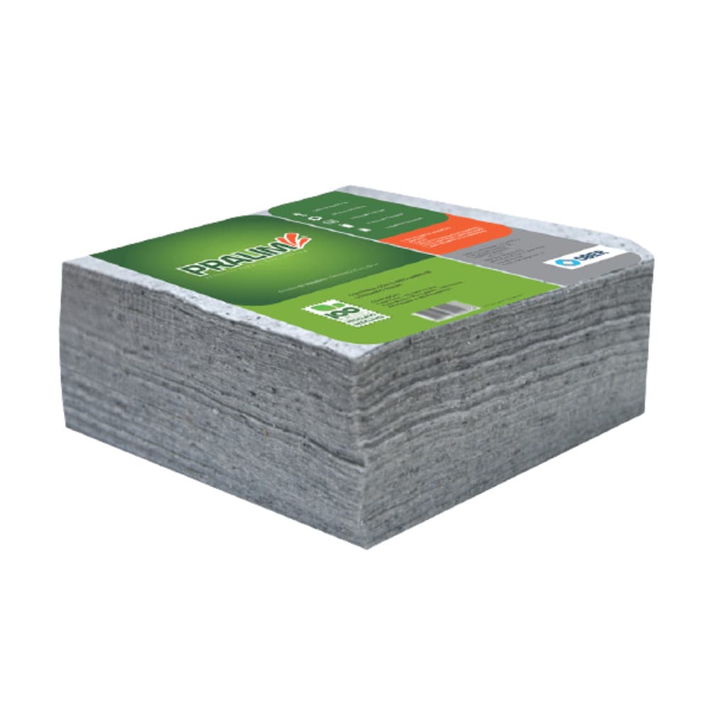 Pralim Toalha Absorvente Industrial 29cm X 29cm - 100 Unid