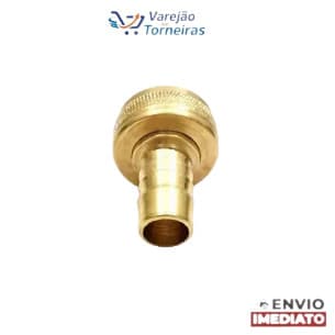 Bico Para Torneira Para Mangueira Latão Metal Amarelo 3/4x1/2