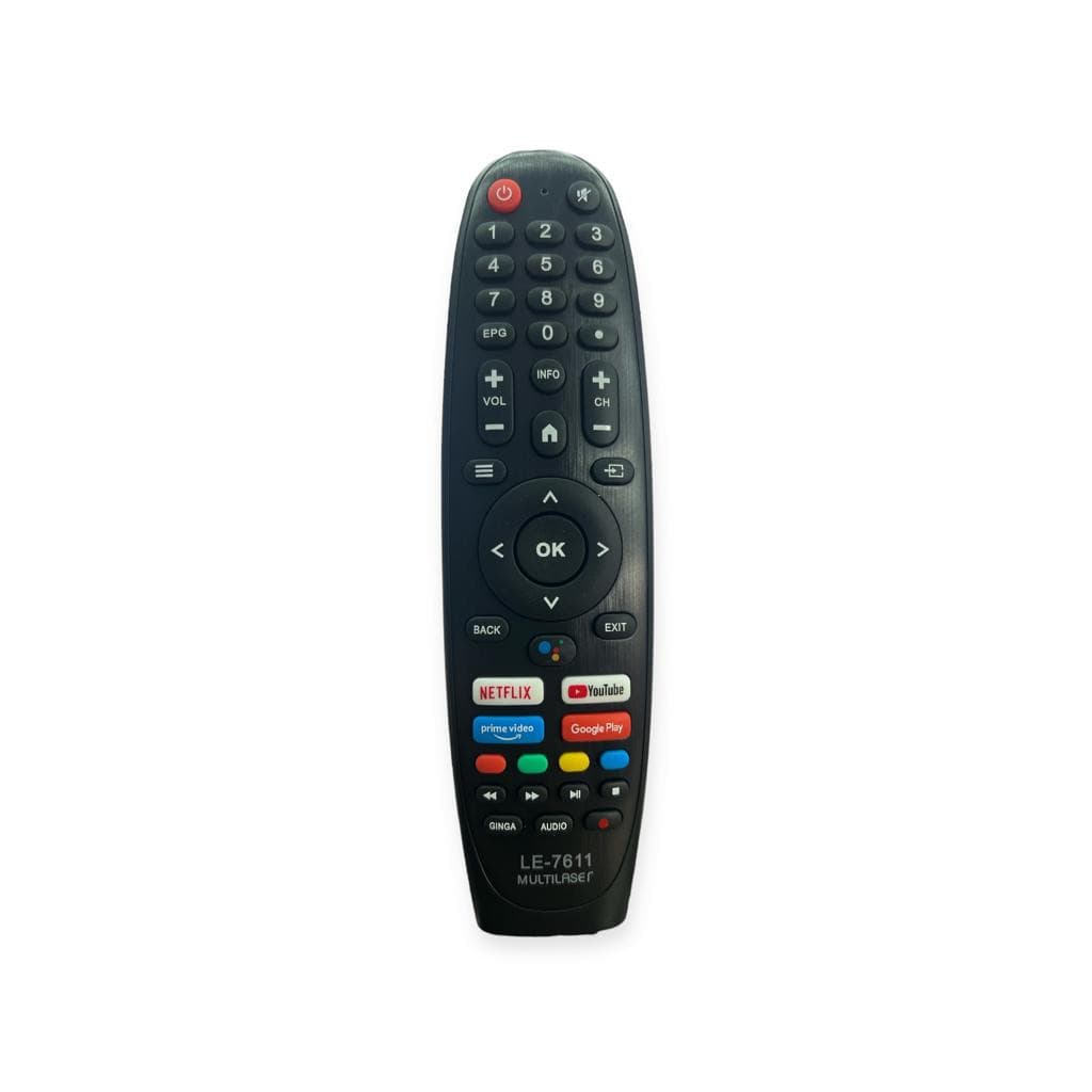 Controle Remoto Para Tv Multilaser 4k Android Tl042 Tl045