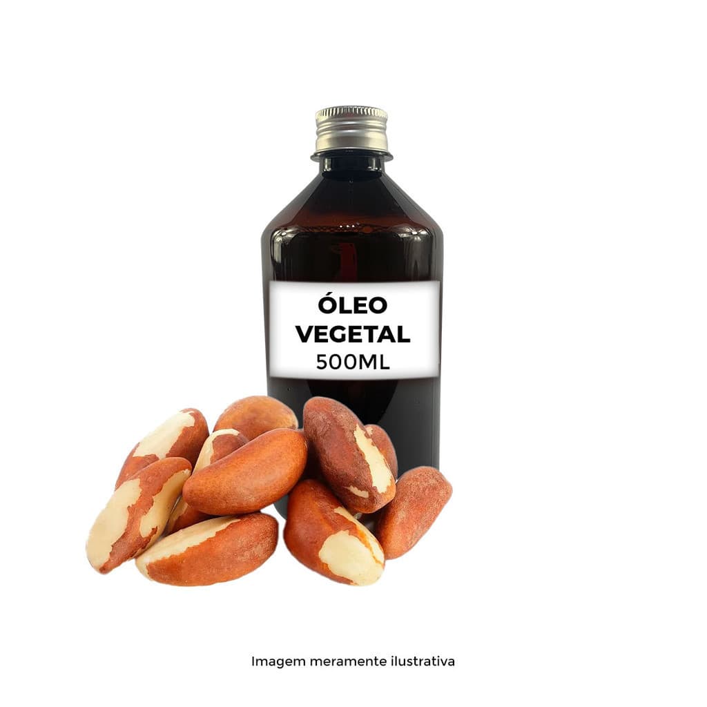 Óleo Vegetal De Castanha Do Pará 100% Natural 500ML