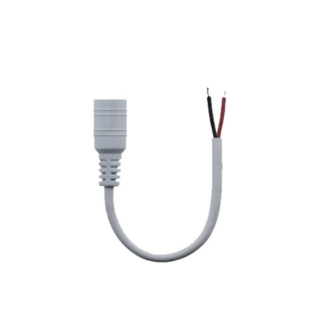 Kit 20un Cabo Conector Adaptador Rabicho P4 Fêmea para Fontes Cor Branco