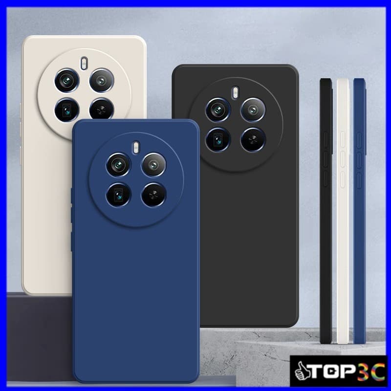 Capa Realme 12 + 5G/Realme12 Pro Plus 5G/10 9i Cor Sólida silicone Líquido anti Queda De Telefone YT