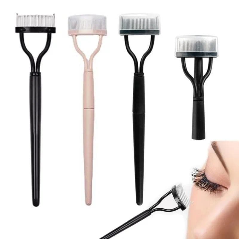 Separador De Pestanas Dentes Metálicos Dobráveis Modelador Maquiagem De Beleza Penteador Mascara De Cílios Ferramenta De