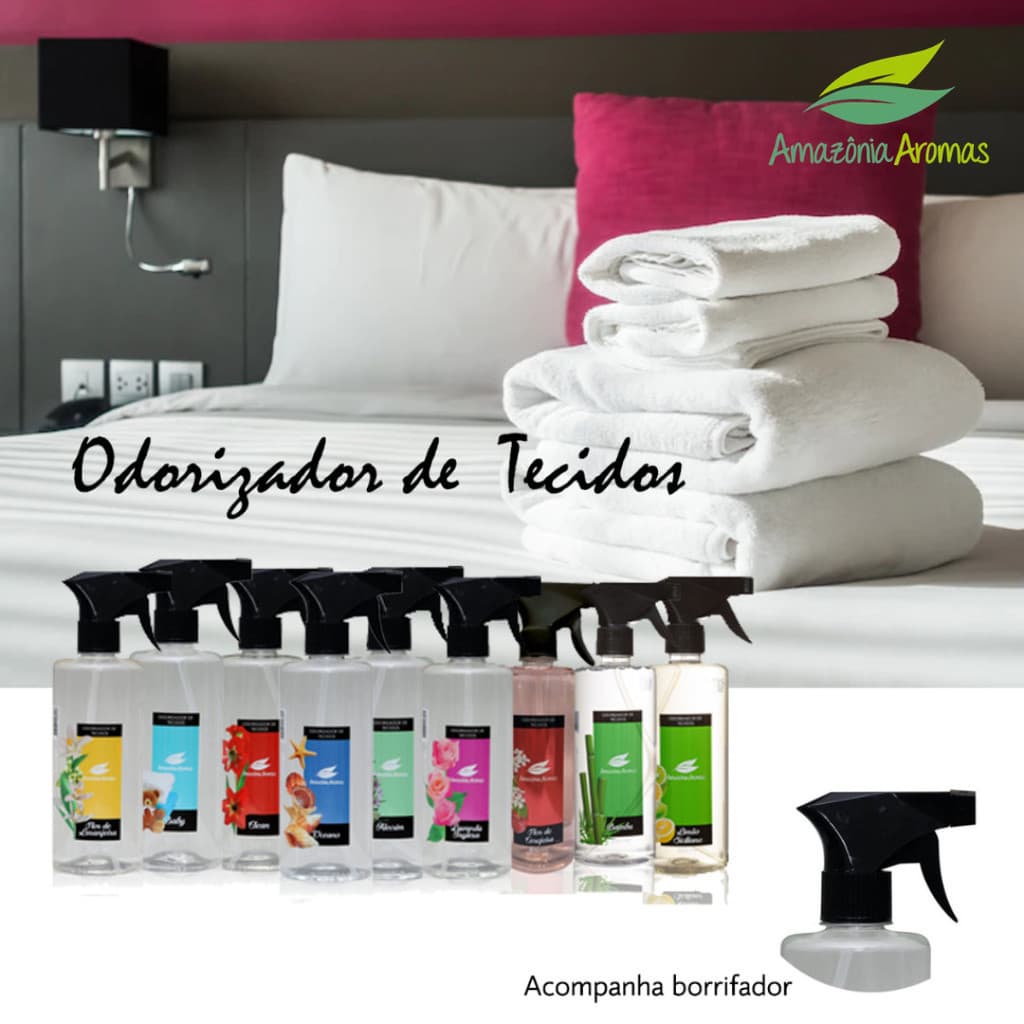 Top Center Online Odorizador de Tecidos Amazônia Aromas 500 ml