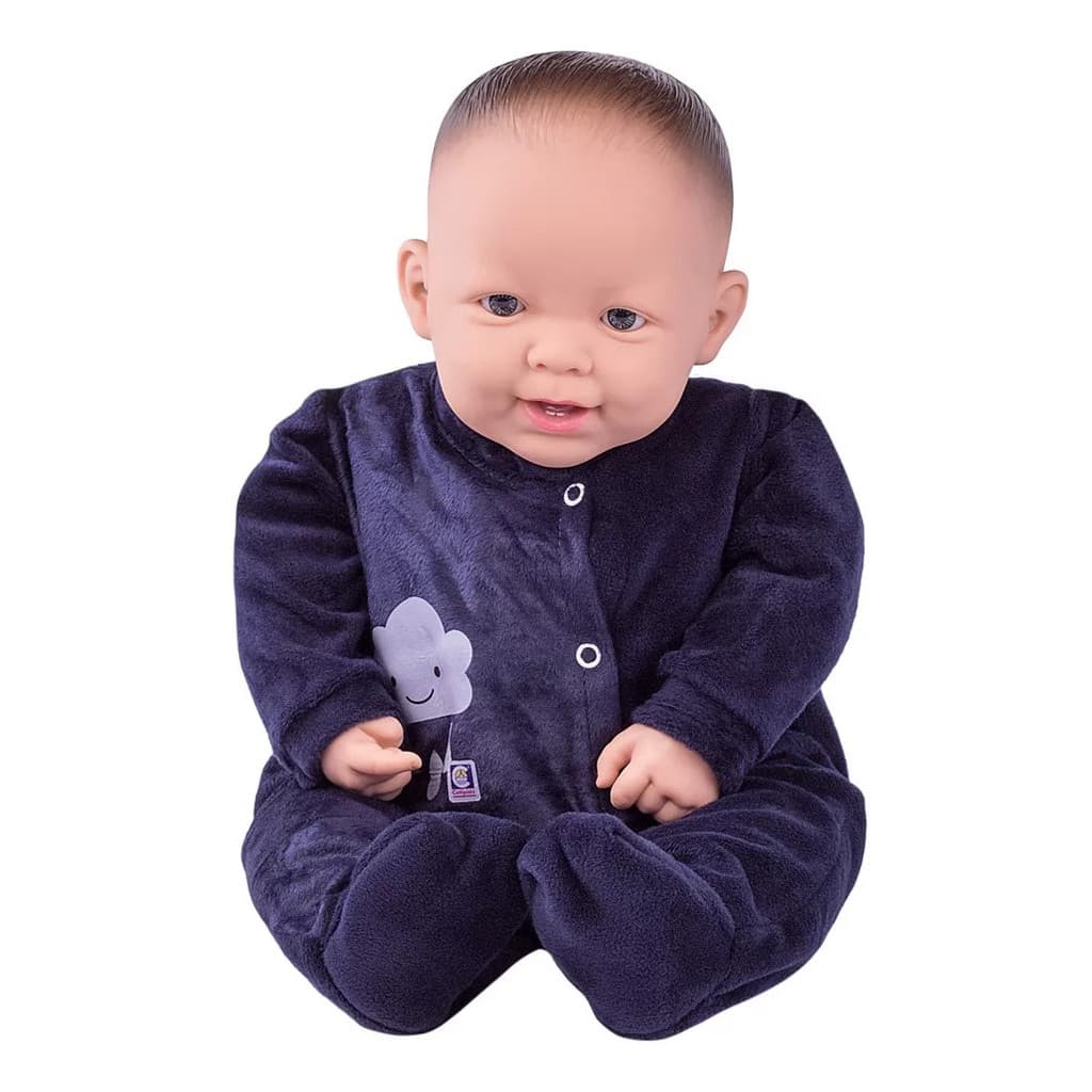 Boneco Ninos Reborn Menino Boca Aberta Dentinhos 2219