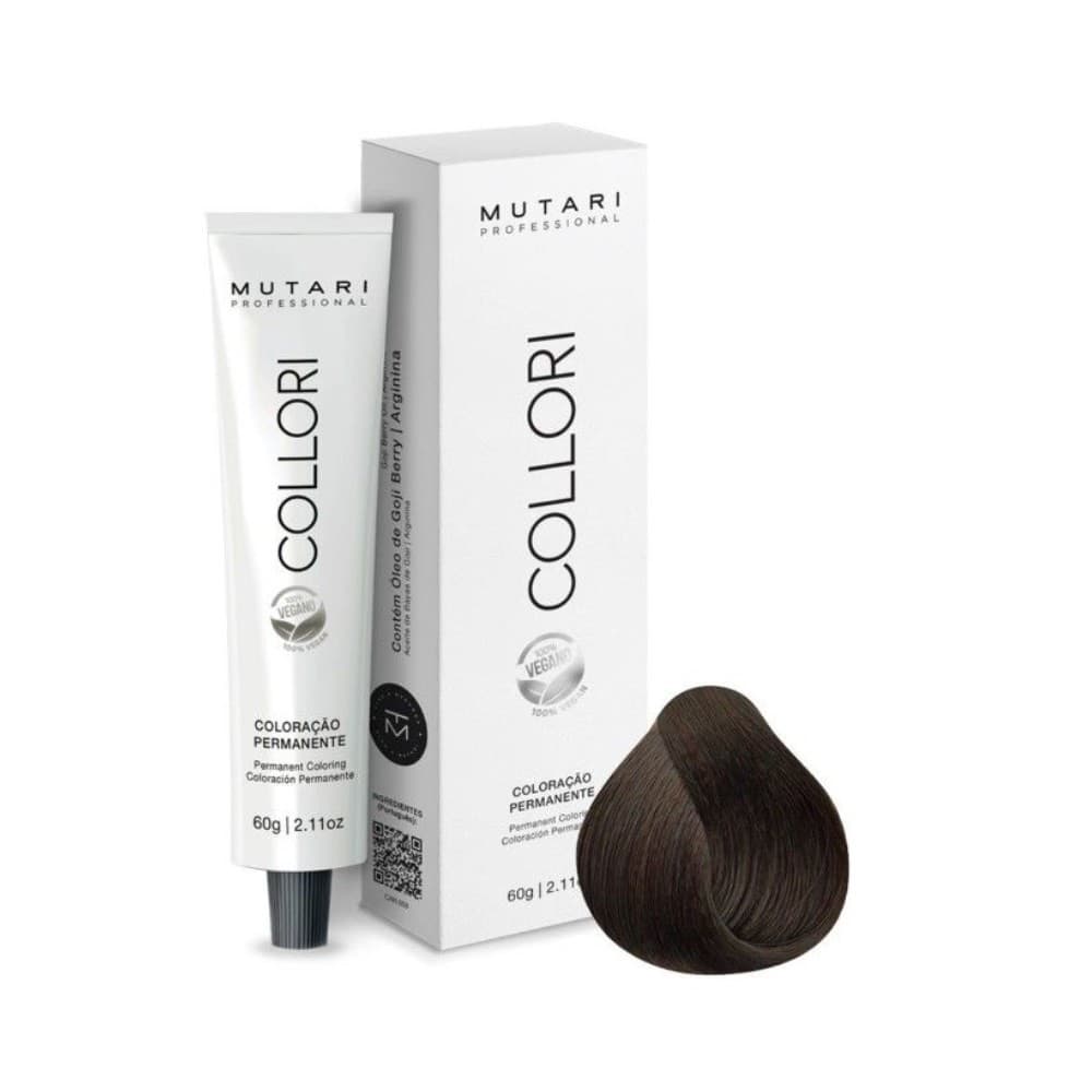 COLORAÇÃO PERMANENTE MUTARI 4.0 CASTANHO MÉDIO 60G