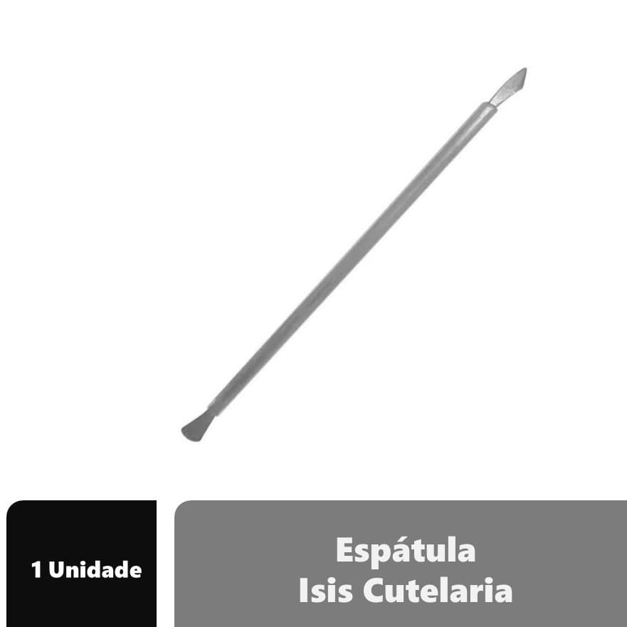 Espátula Com Silicone Isis Cutelaria Transparente