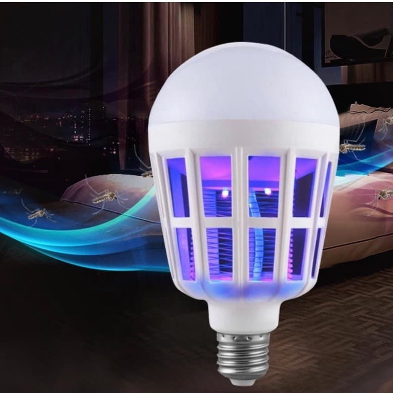 Lâmpada Luz Led 15 Watts Mata Mosquito Pernilongo bivolt