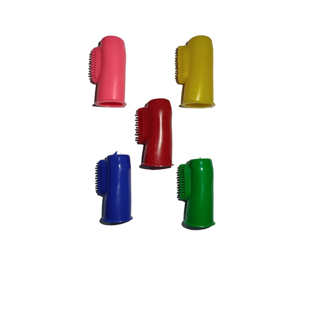 Escova Dental para Cachorro e Gato Pet - Silicone
