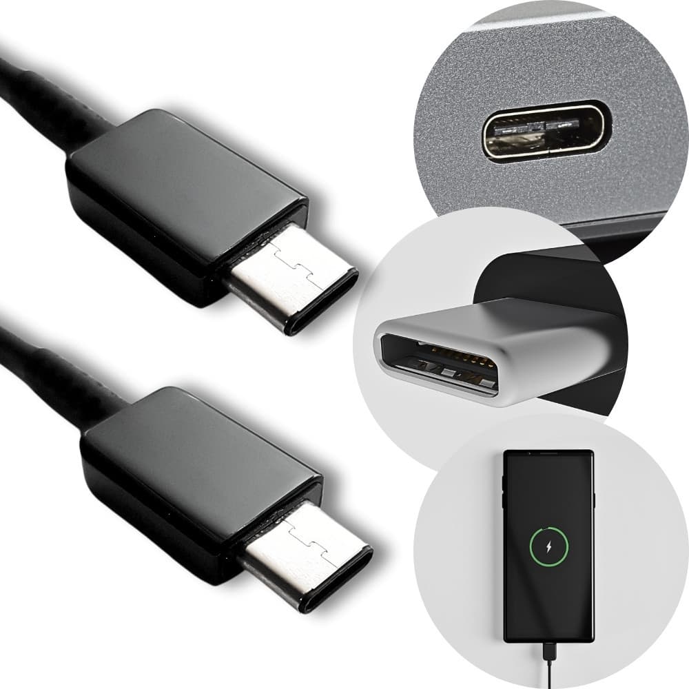 Cabo USB Tipo C Duplo Original Samsung S20 S21 S22 S23