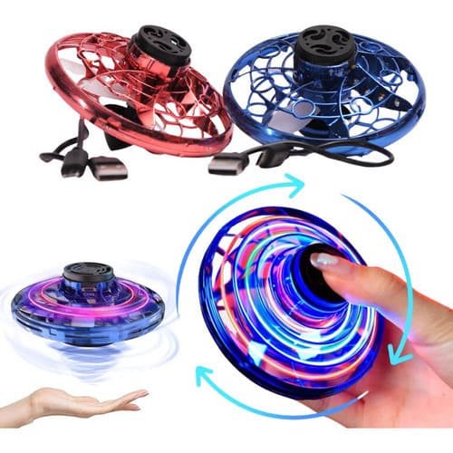 Bolinha Que Voa E Volta Spinner Fly Luzes Brinquedo 4 Formas Brinquedos Voador Bola que voa Spinner eletrico Com carrega