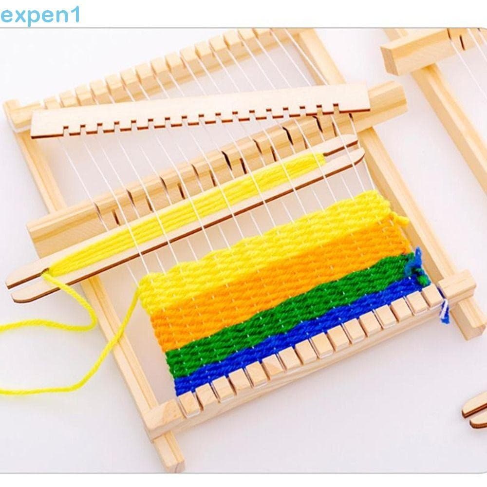 EXPEN Tricô | Mini Kit Inicial De Tear De Tecelagem , Conjunto De Tecido DIY Caseiro À Mão