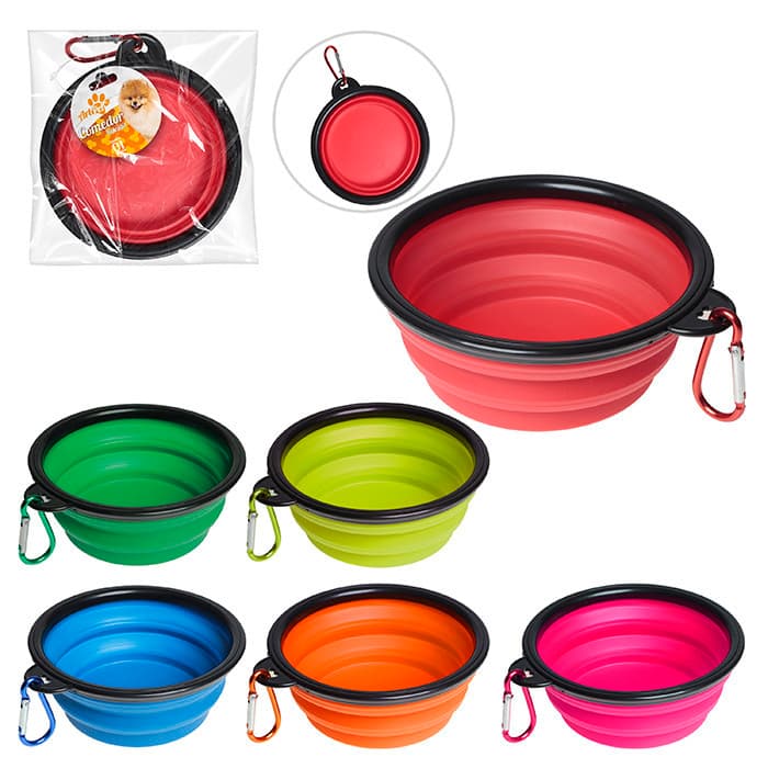 Comedouro Silicone Retratil 13Cm