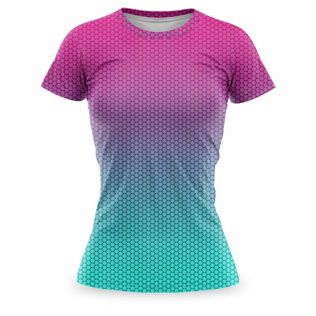Camisa Academia Feminina Camiseta Caminhada Treino Blusa Dry Absorcao do Suor