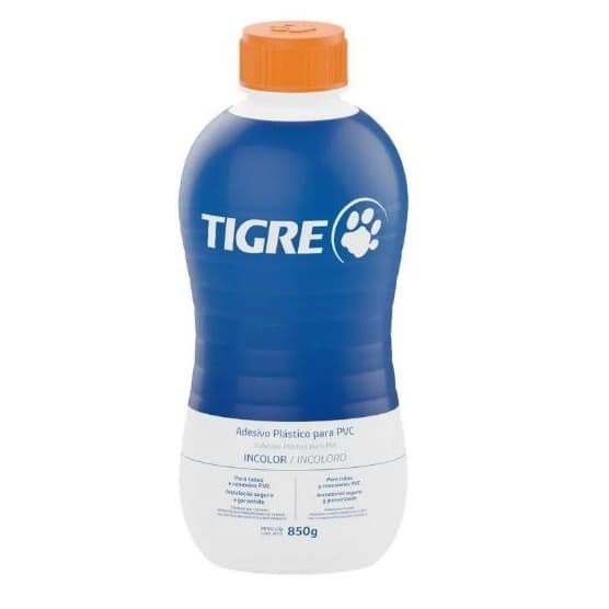 Adesivo Plástico para PVC Incolor 850g Tigre
