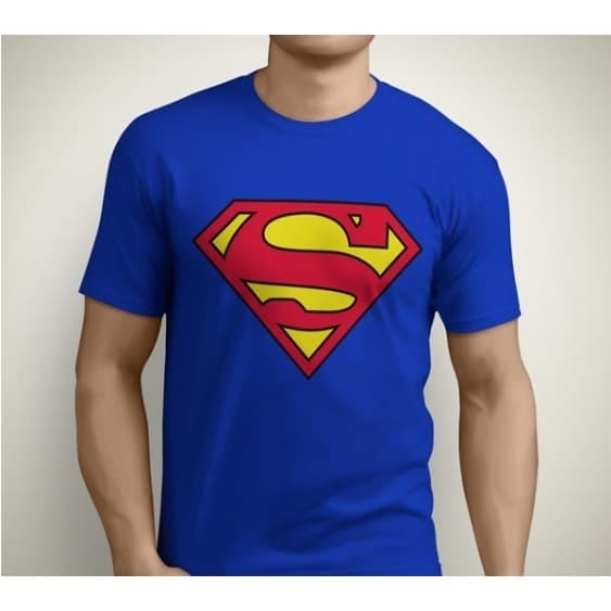 Camiseta Masculina Superman Super Herói 100 % Algodão Premium