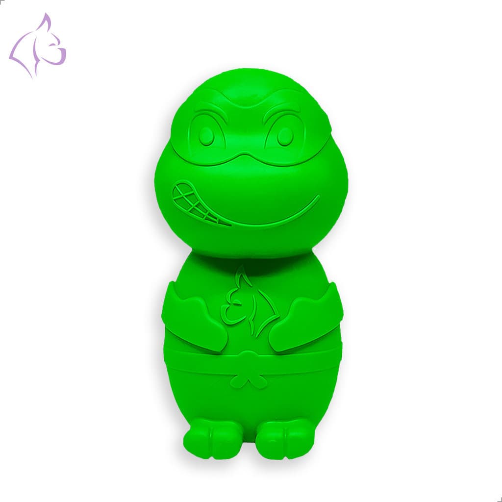 Brinquedo Cachorro Tartaruga Pet Interativo Tartaruga Ninja Resistente Porte Pequeno Big Bull Pet