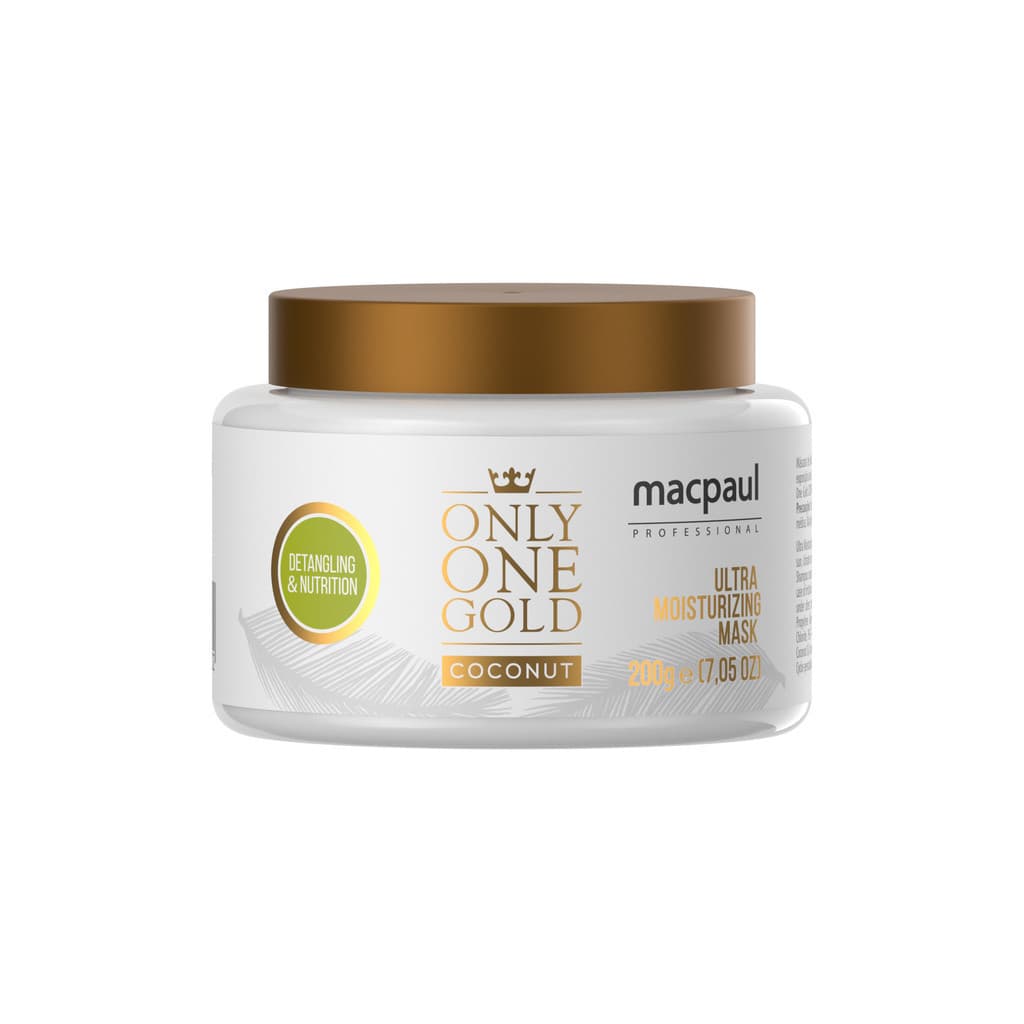 Máscara Capilar hidratante Only One gold Coconut - 200g - Macpaul Professional