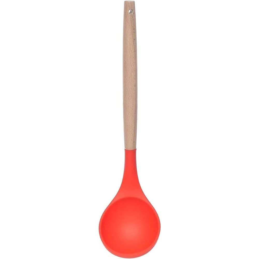 Colheres Para Cozinha de Silicone Com Cabo de Bambu Fratelli