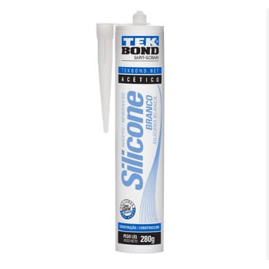 Silicone Acético Branco 280g Tek Bond