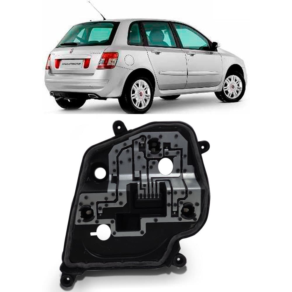 Circuito Soquete da Lanterna Traseira Fiat Stilo 2007 a 2011 Lado Direito