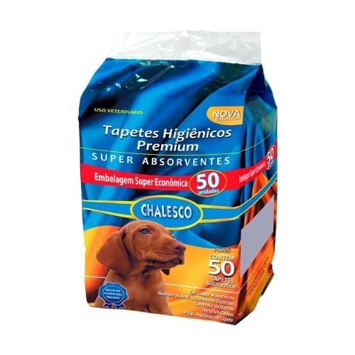 Tapete Higiênico Chalesco para Cães 90X60Cm 50 unidades