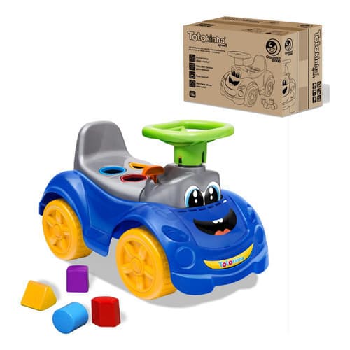 Totokinha Triciclo Infantil Bebe Carrinho Sport Menino Azul