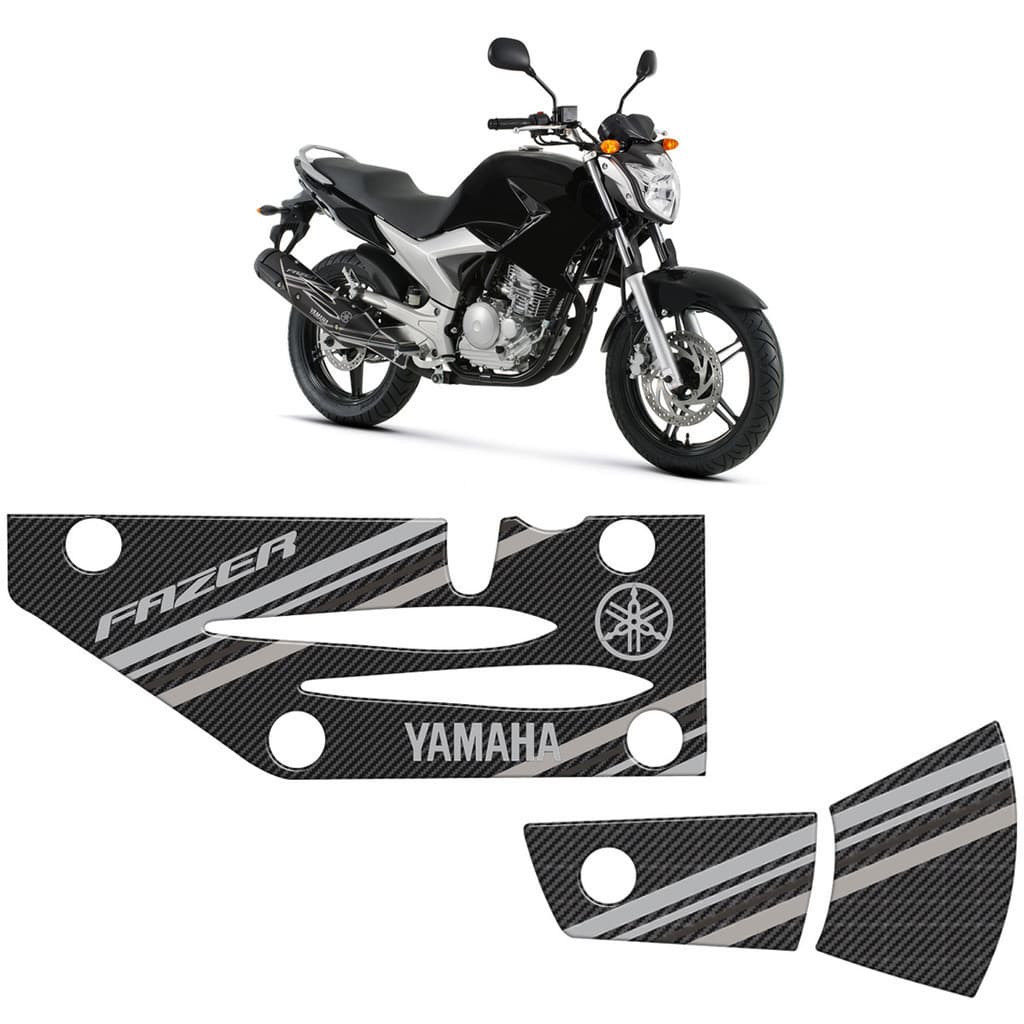Adesivo Protetor Escapamento Escape M3 Moto Yamaha Fazer 250 Genérico