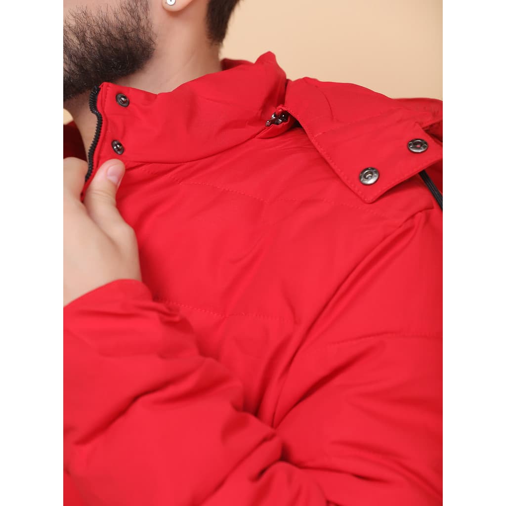Jaqueta Bobo Jacó Vermelho Corta-vento Masculina Importado C/ Capuz