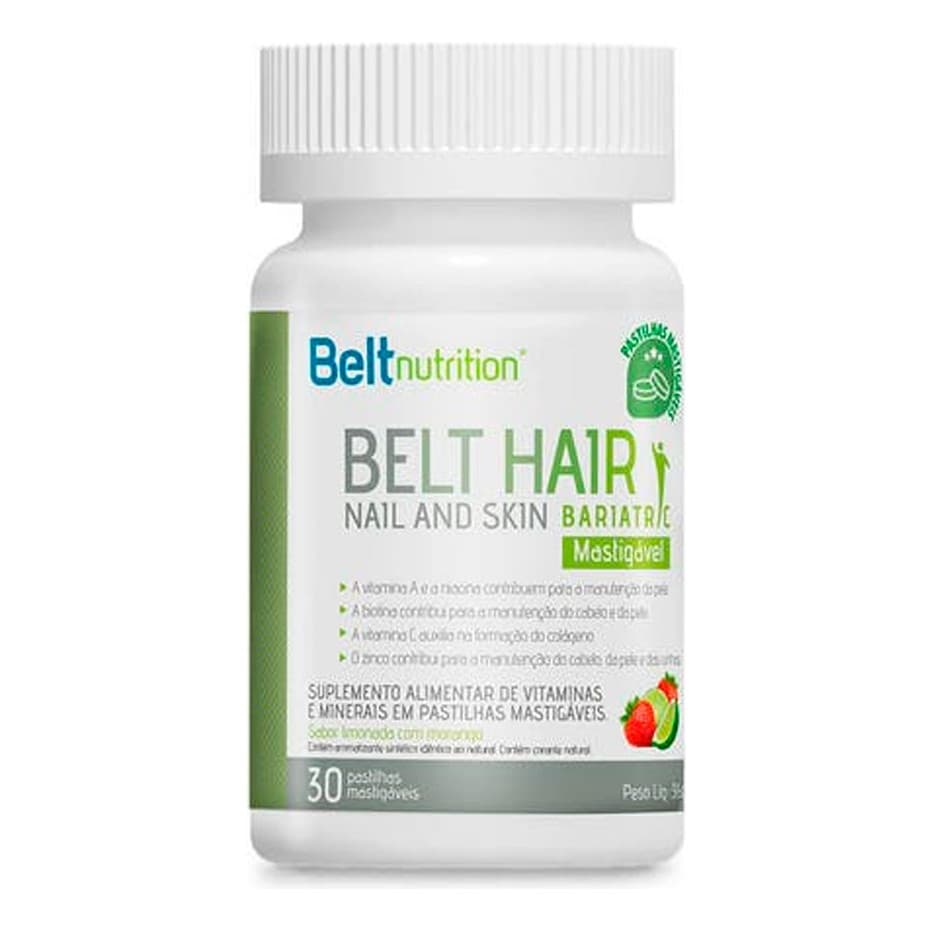 Belt Hair Nail And Skin Bariatric Limonada Com Morango Orig.
