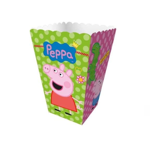 Mini Caixa Pipoca Peppa Pig - 12 unidades