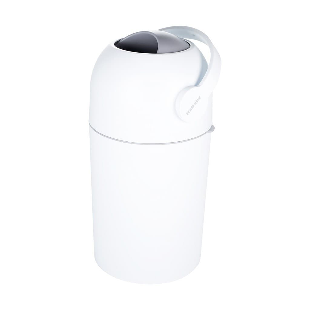 Super Lixeira Mágica Original Kababy Para Fraldas de Bebê Material Anti Odor e Anti Bactérias Branco