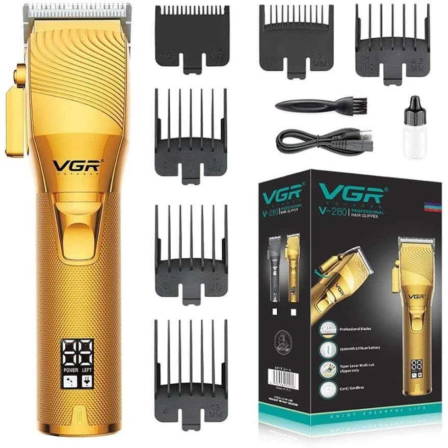 Máquina De Cortar Cabelo VGR Para Homens-Profissional Barbeiros-Suprimentos De Barbeiro Sem Fio-Aparadores De