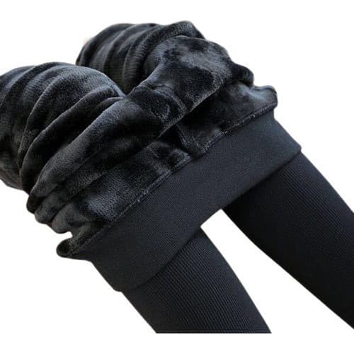 Calça Térmica Skinny Flanelada Feminina Legging Felpuda Lã legging calsa frio neve fitness passeio ciclismo moto