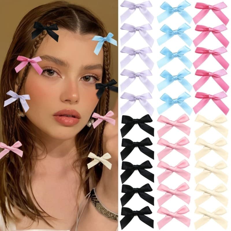 XI 10 Lotes Pequeno Laço Grampo De Cabelo Criança Borboleta Elegante Para Meninas Penteados Da Moda
