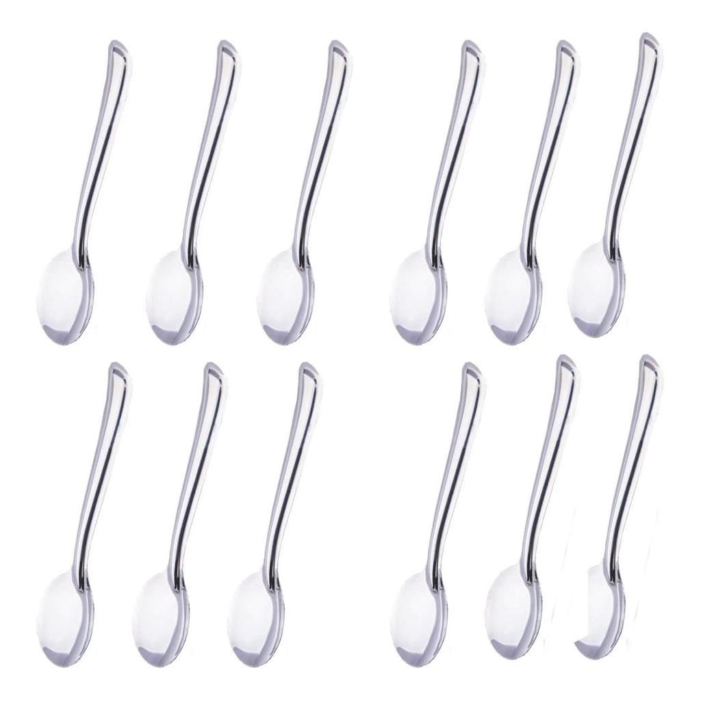 Kit 12 Colheres Para Cafe Cha 12cm Inox Promocao