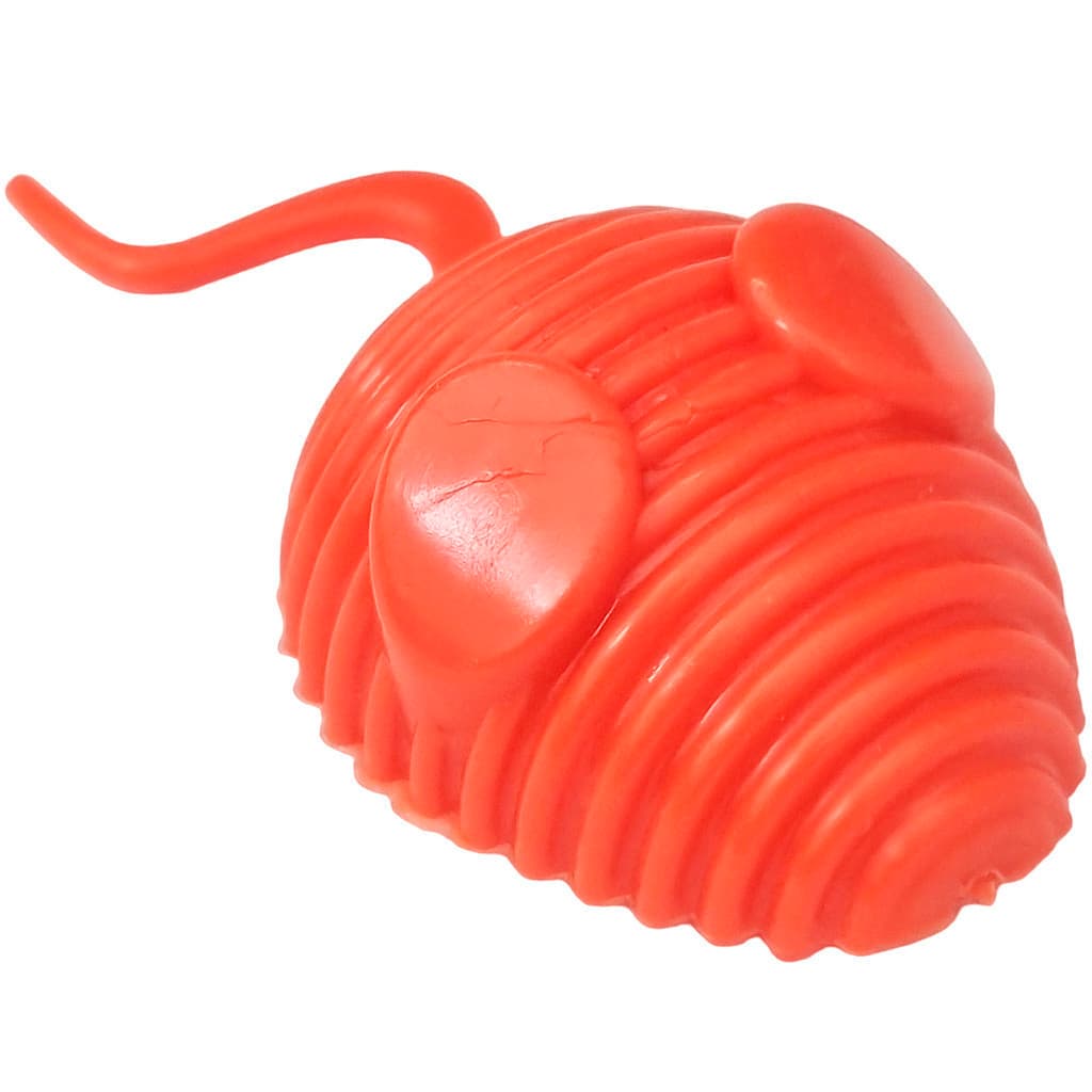 Ratinho Antiestresse Brinquedo Brincar Borracha Para Gatos Interativo Laranja Brinquedo 2D Pet