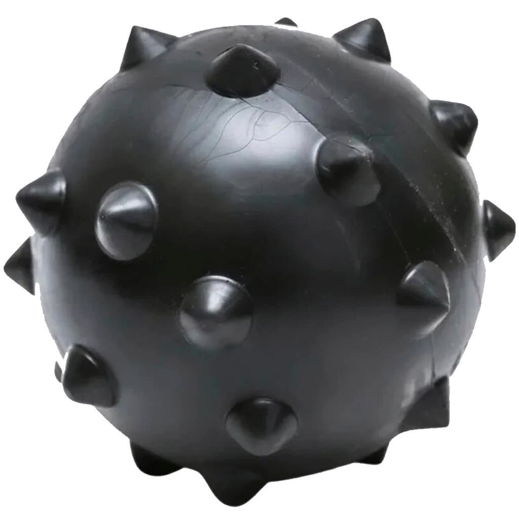 Brinquedo Mordedor Cachorro Cães Porte Médio Grande Bola Bolinha Cravo 85mm TPE 2D Pet