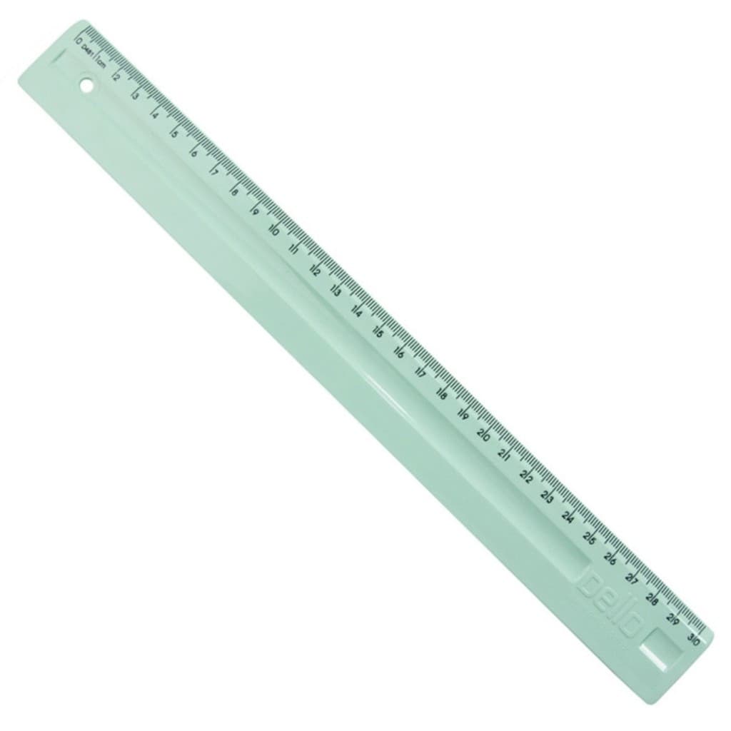Régua Plástica de 30cm Serena Verde Pastel Dello