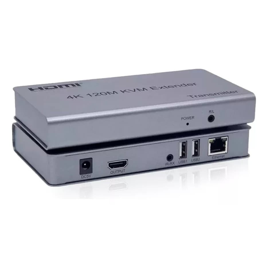 Extensor Kvm Hdmi Full Hd Por Rede Ip 120 Metros 1080p 4k 2k