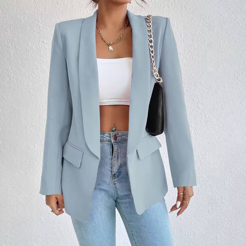 Estilo Coreano Versão Influenciador Blazer Estilo Britânico Estilo Feminino Britânico Pequeno Fato Mola Top