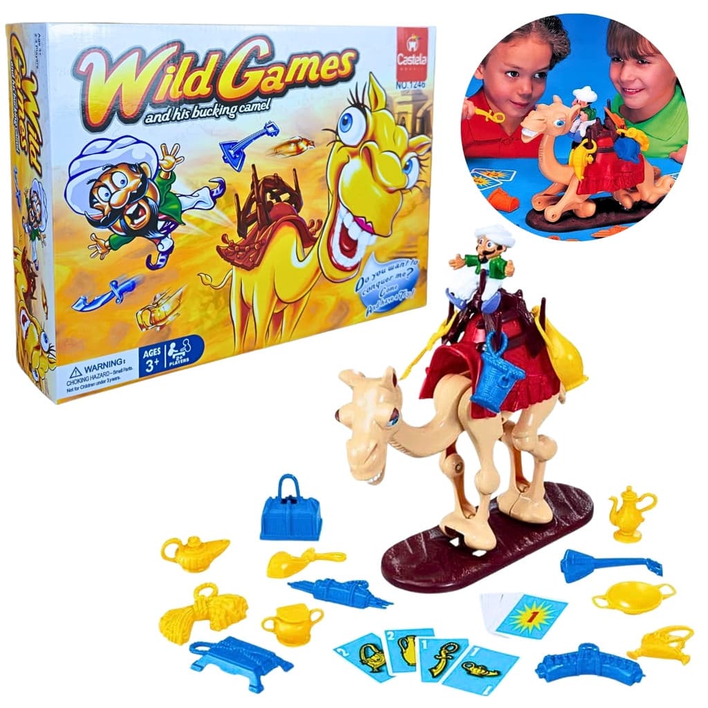 Brinquedo Jogo Infantil Pula Camelo Game Brinquedo Animal Acessórios CBS0066 - Castela Brasil