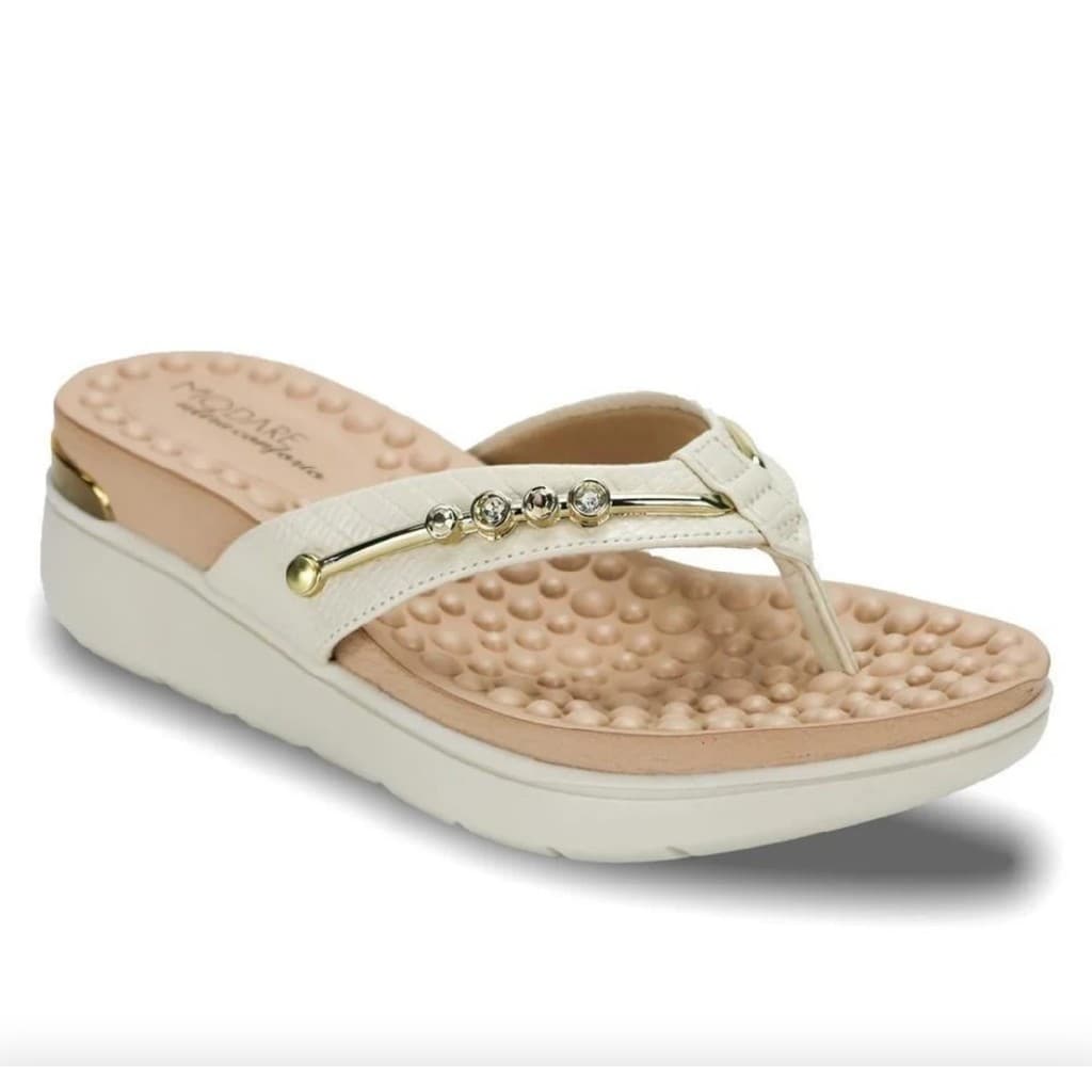 Tamanco Plataforma CREME Conforto Modare 7151115