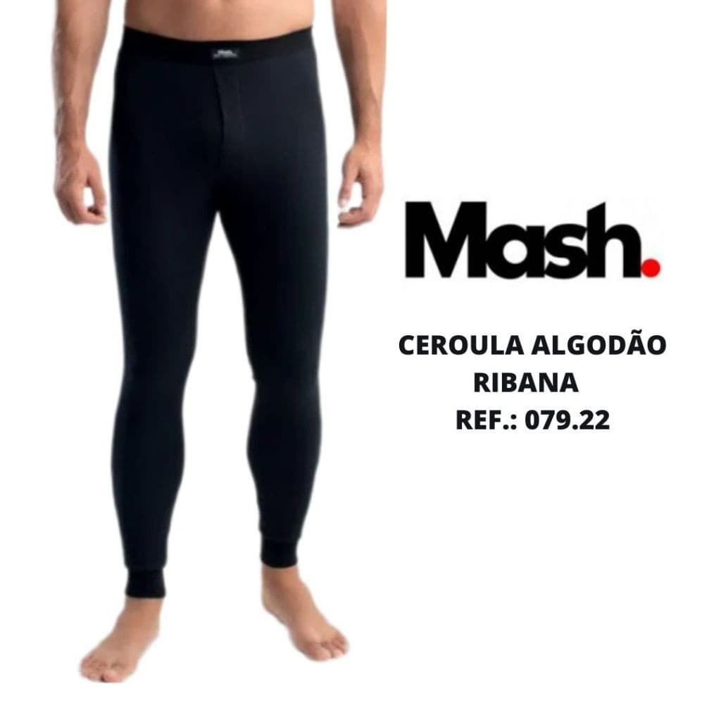 Calça ceroula 100% algodão ribana Mash Ref.: 079.22
