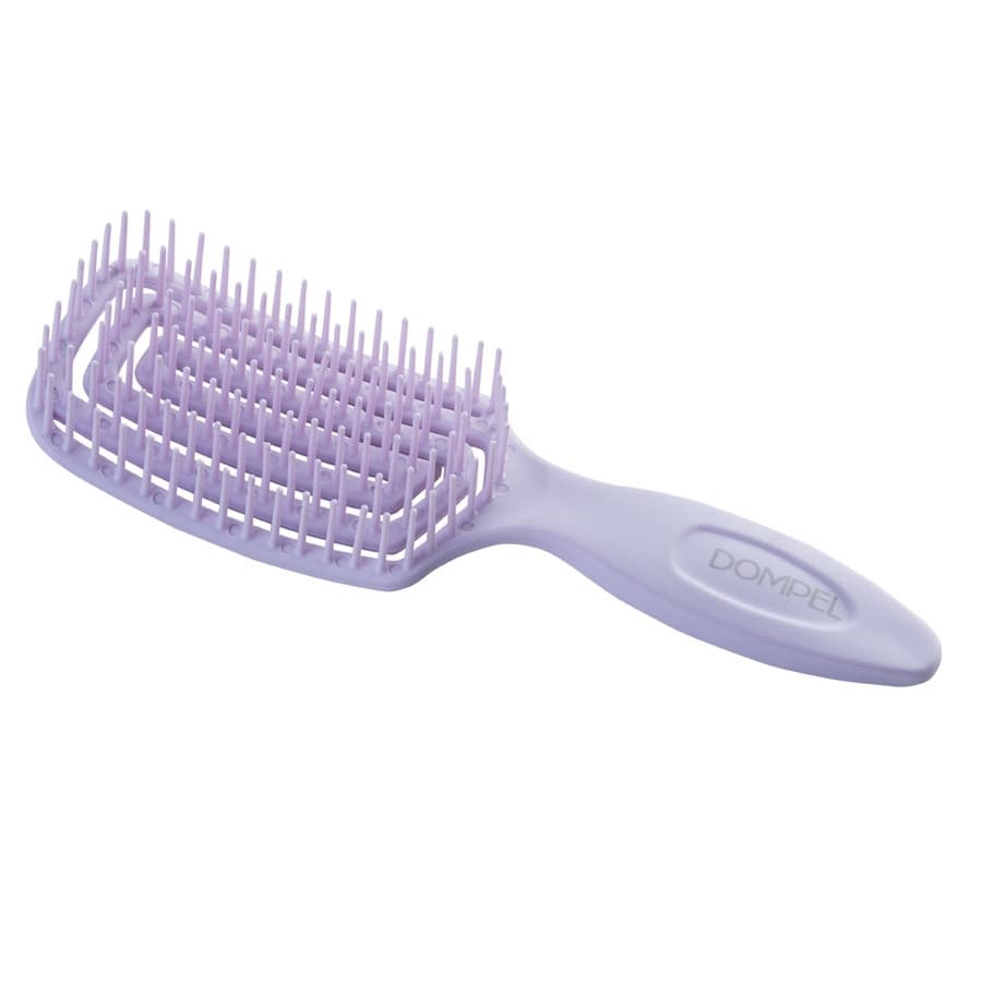 Escova De Cabelo Flexível Inca Anti-Frizz Mega Hair Profissional Lilas Dompel