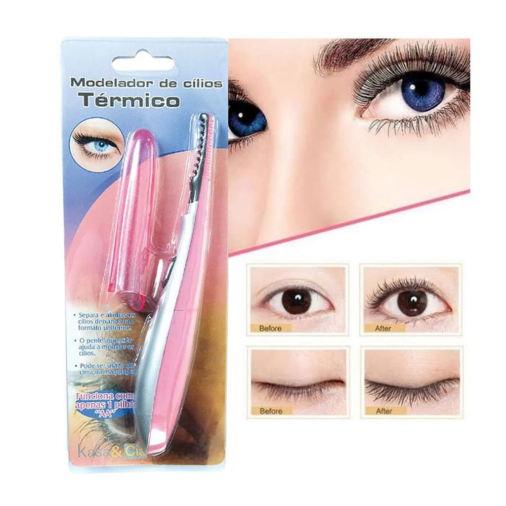 Modelador de Cilios Termico Rímel Olhos Maquiagem Curvex